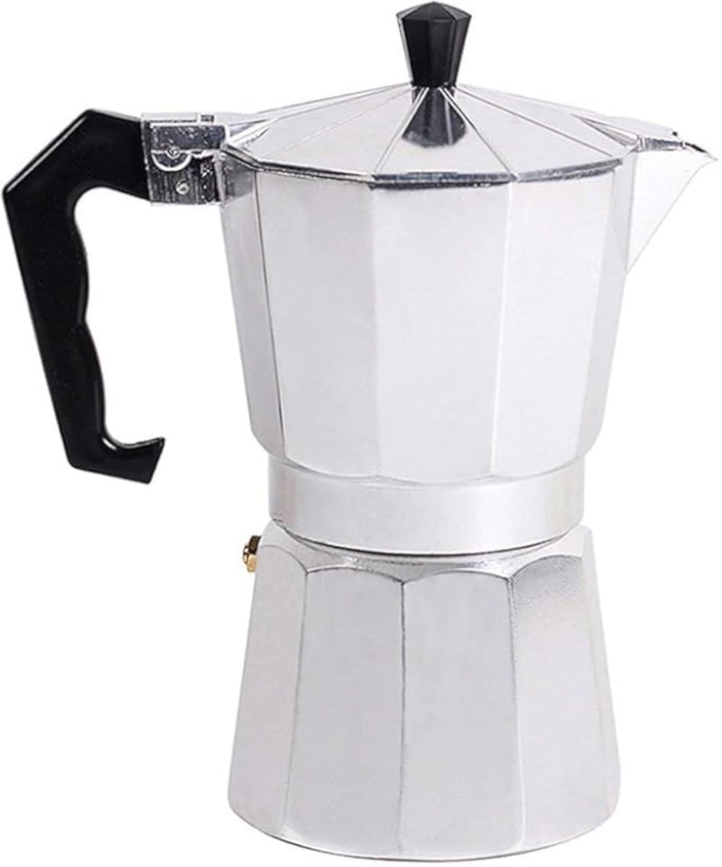 Coffee Maker Household Aluminum Moka Espresso Coffee Maker Set Silver